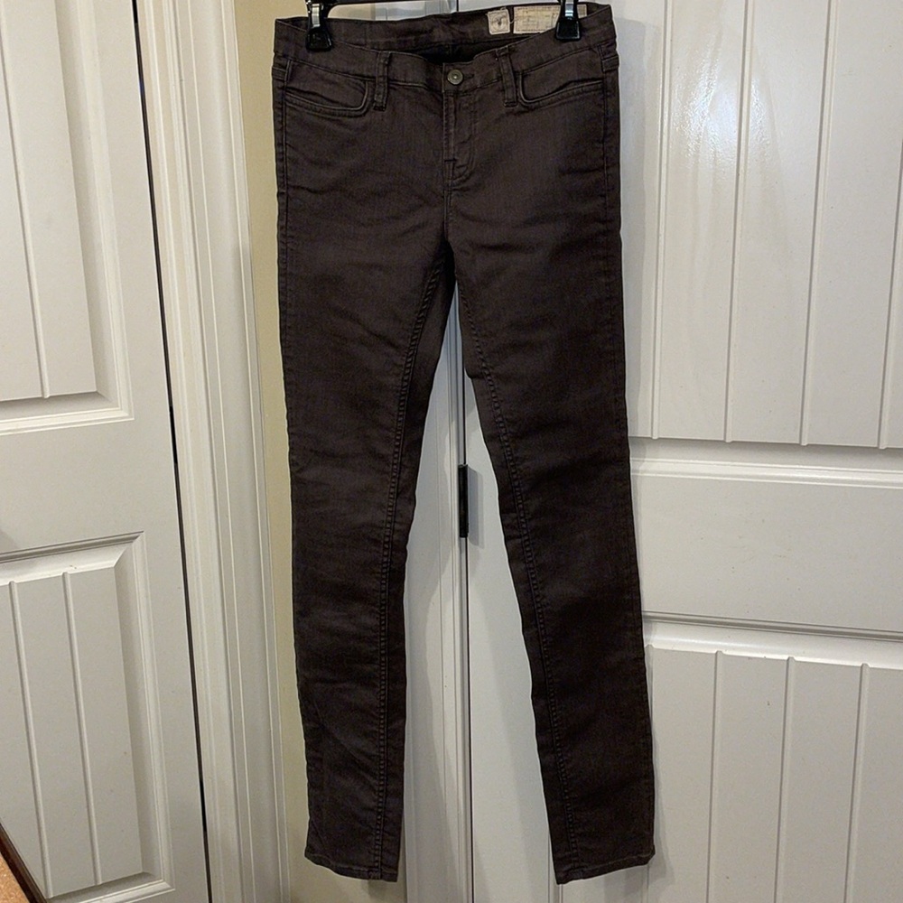 AllSaints Grey Waters Low Stretch Jeans